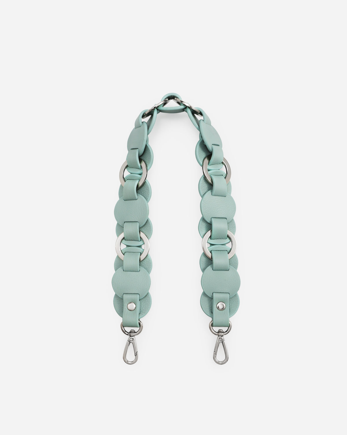Helen Interlaced Ring Leather Disc Shoulder Strap