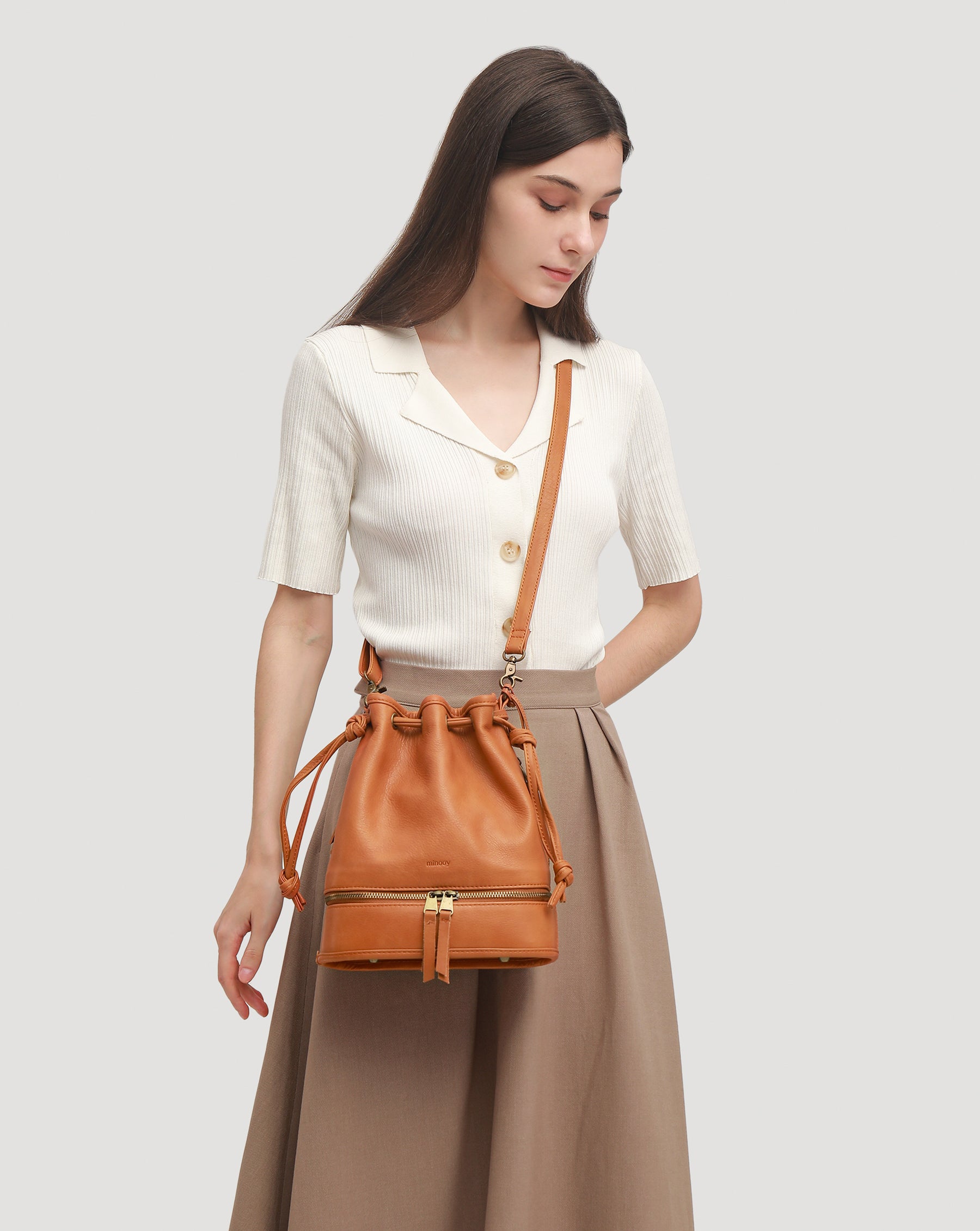 Ploto Bucket Handbag.