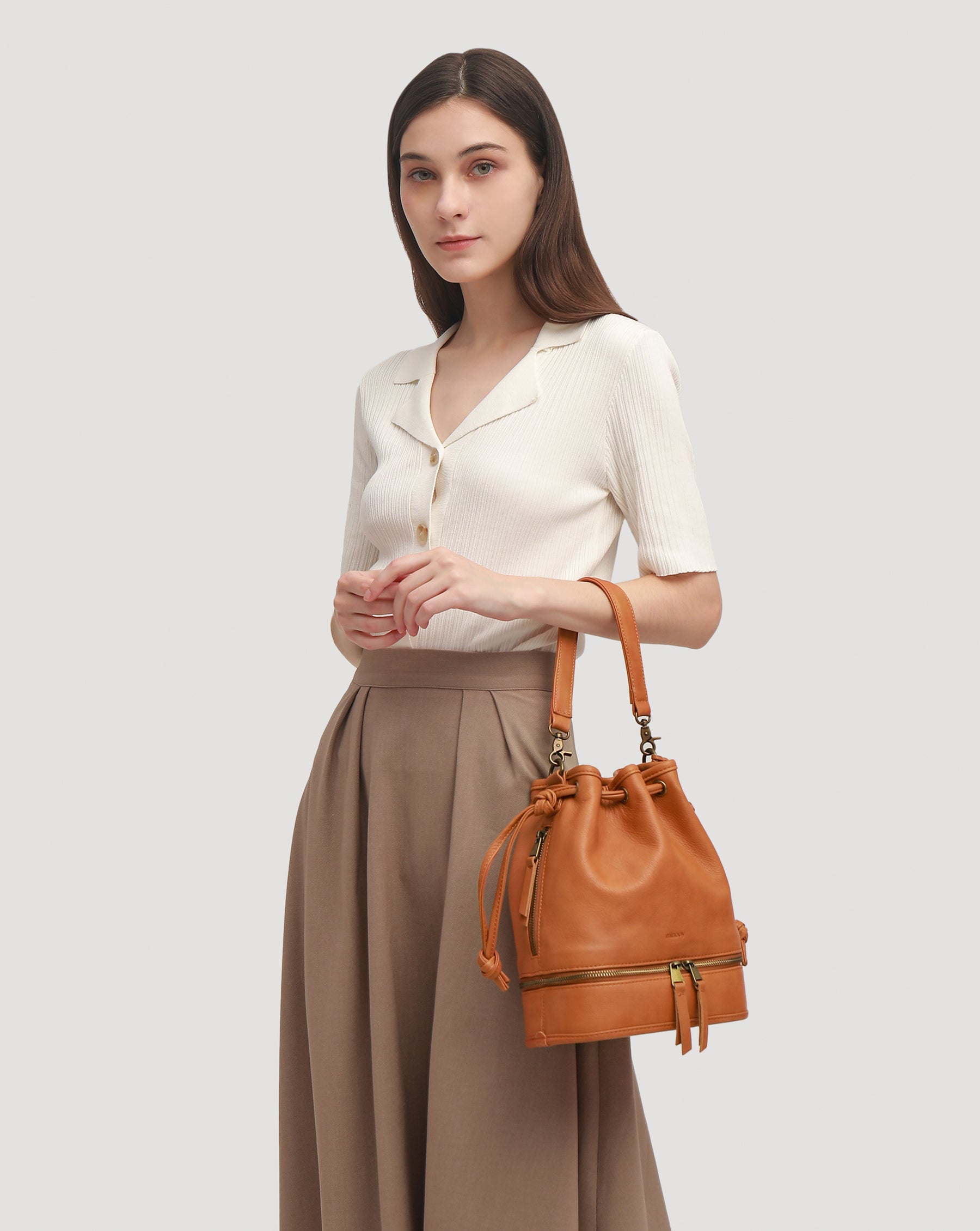 Ploto Bucket Handbag.