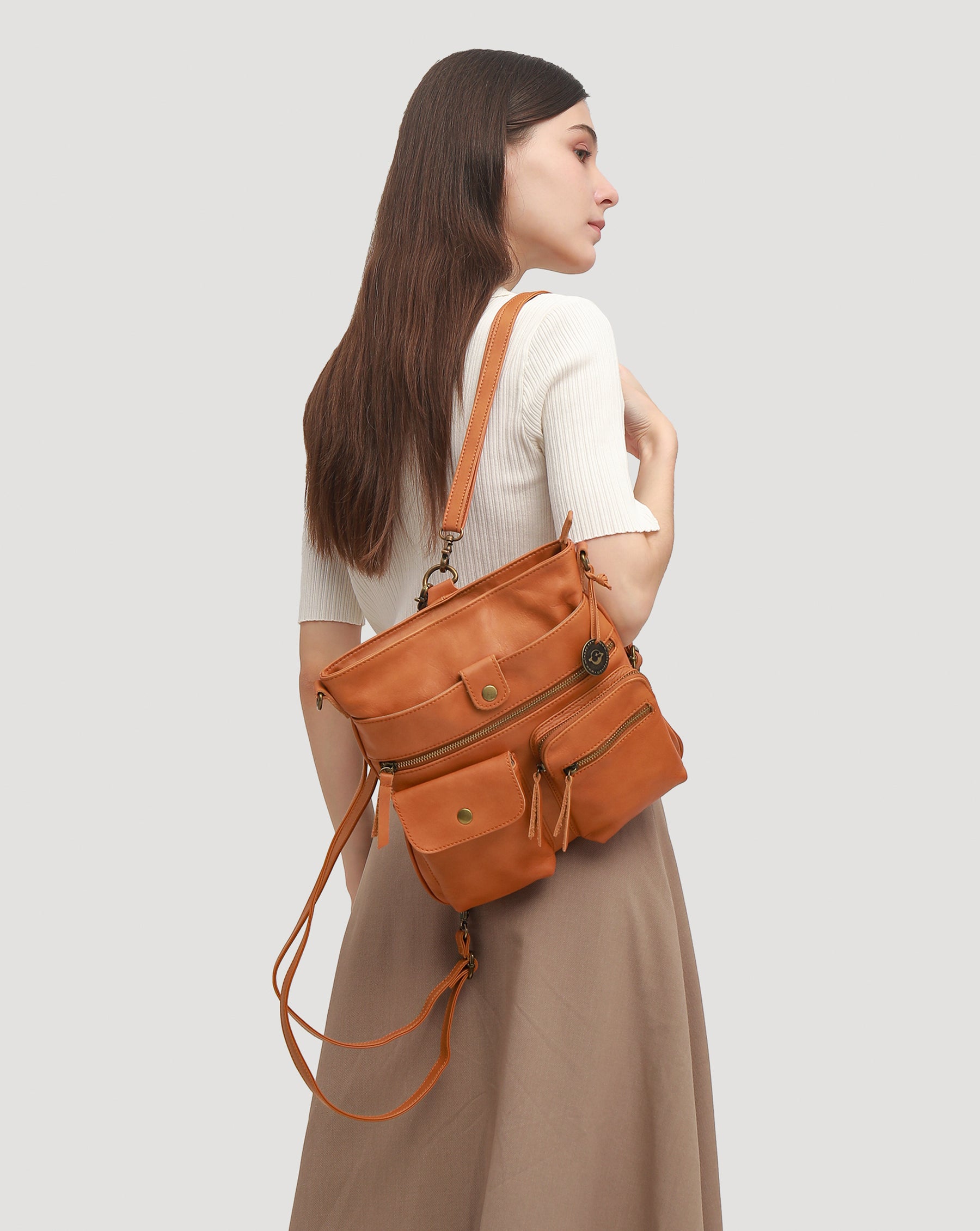 Pyrrla Crossbody Backpack.