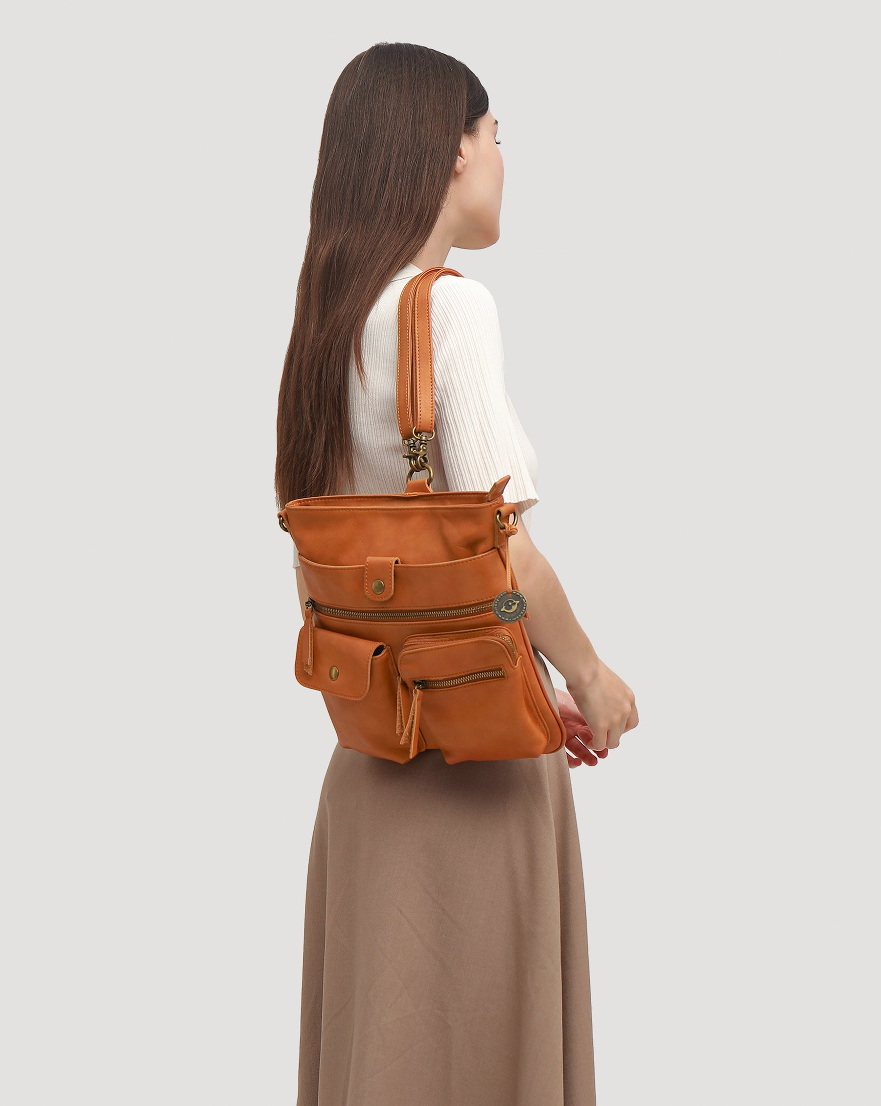Pyrrla Crossbody Backpack.