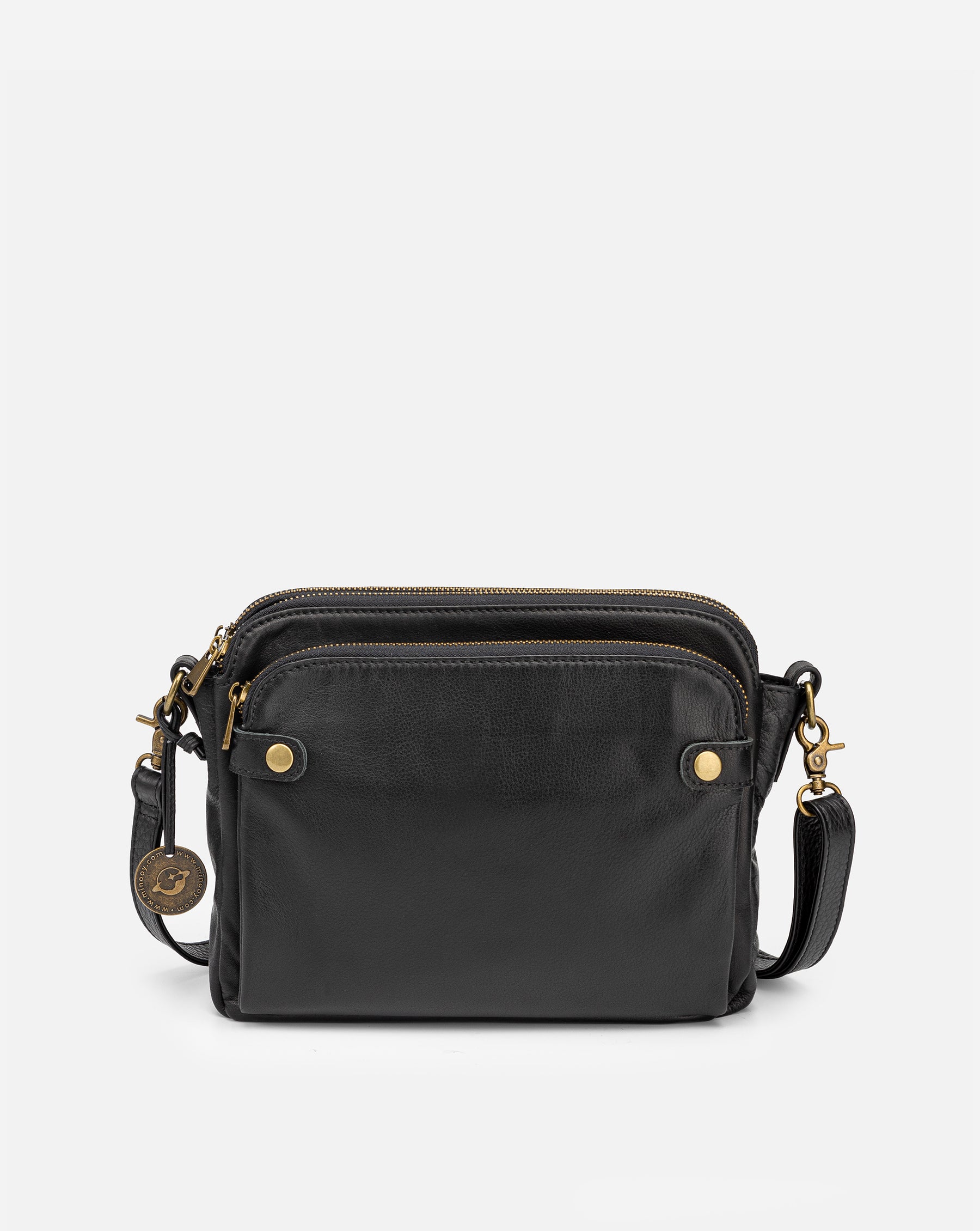 The Bali Three-Layer Leather Crossbody Shoulder & Clutch Bag 2.1L