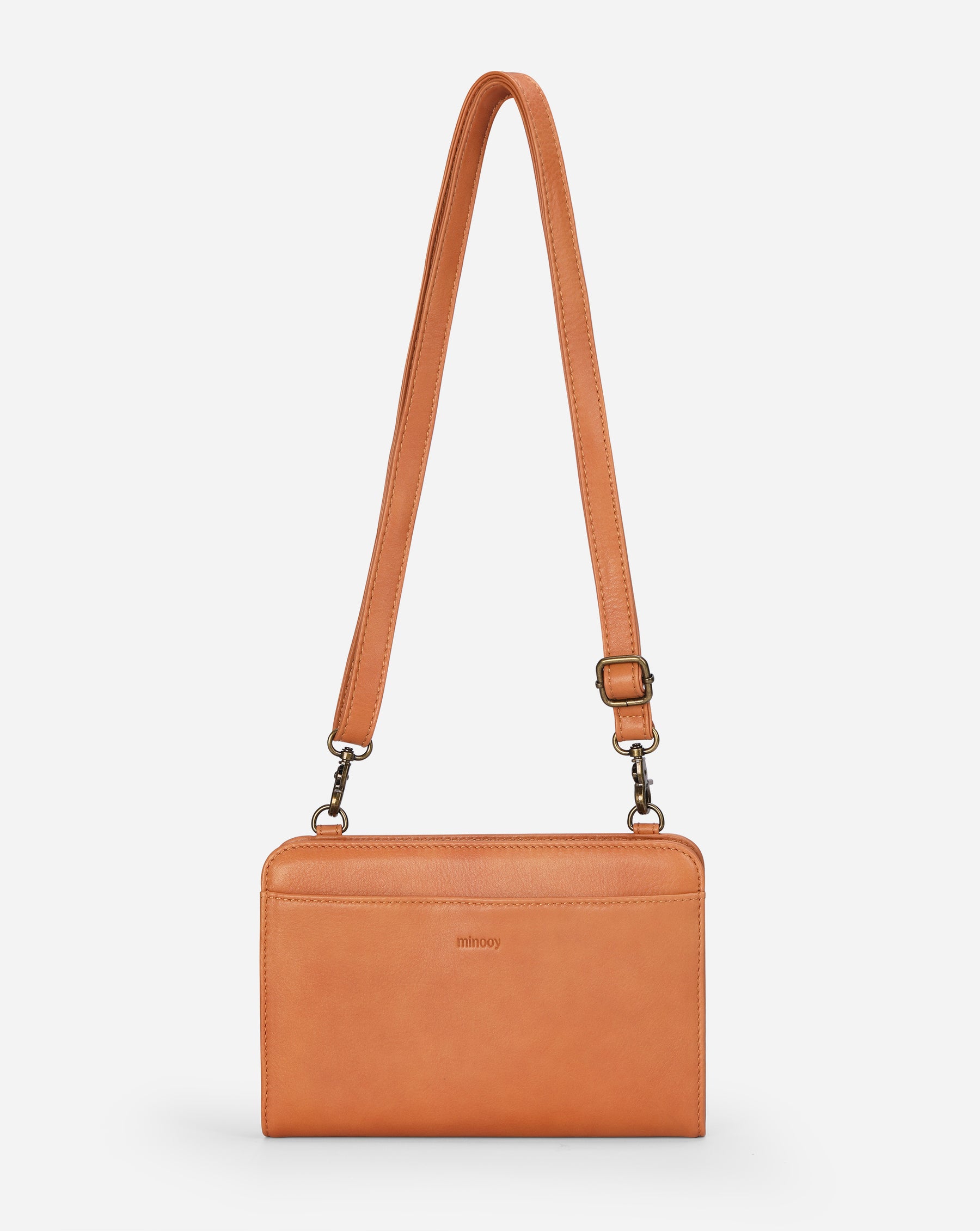 Bali Leather Crossbody Wallet Handbag Purse 0.5L