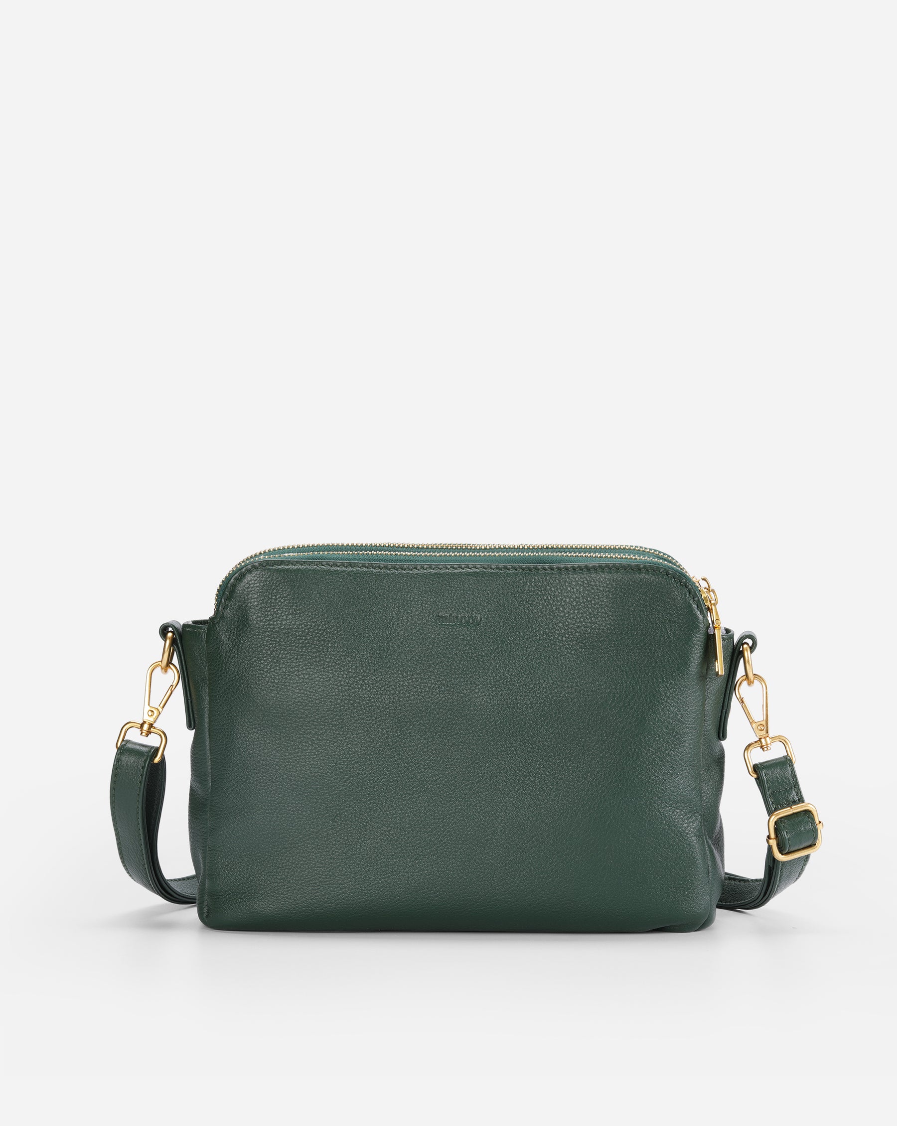 The Bali Three-Layer Leather Crossbody Shoulder & Clutch Bag 2.1L