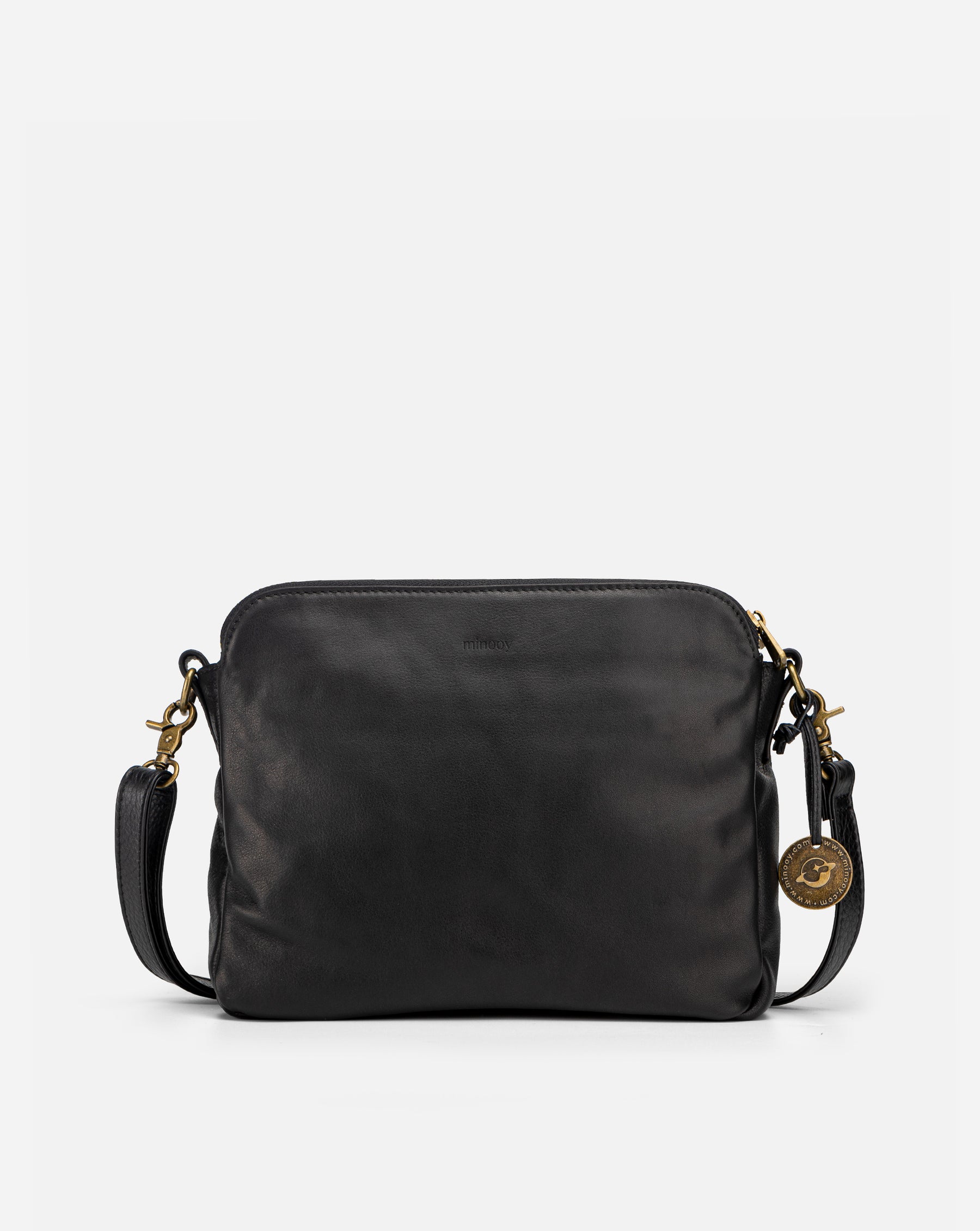 The Bali Three-Layer Leather Crossbody Shoulder & Clutch Bag 2.1L
