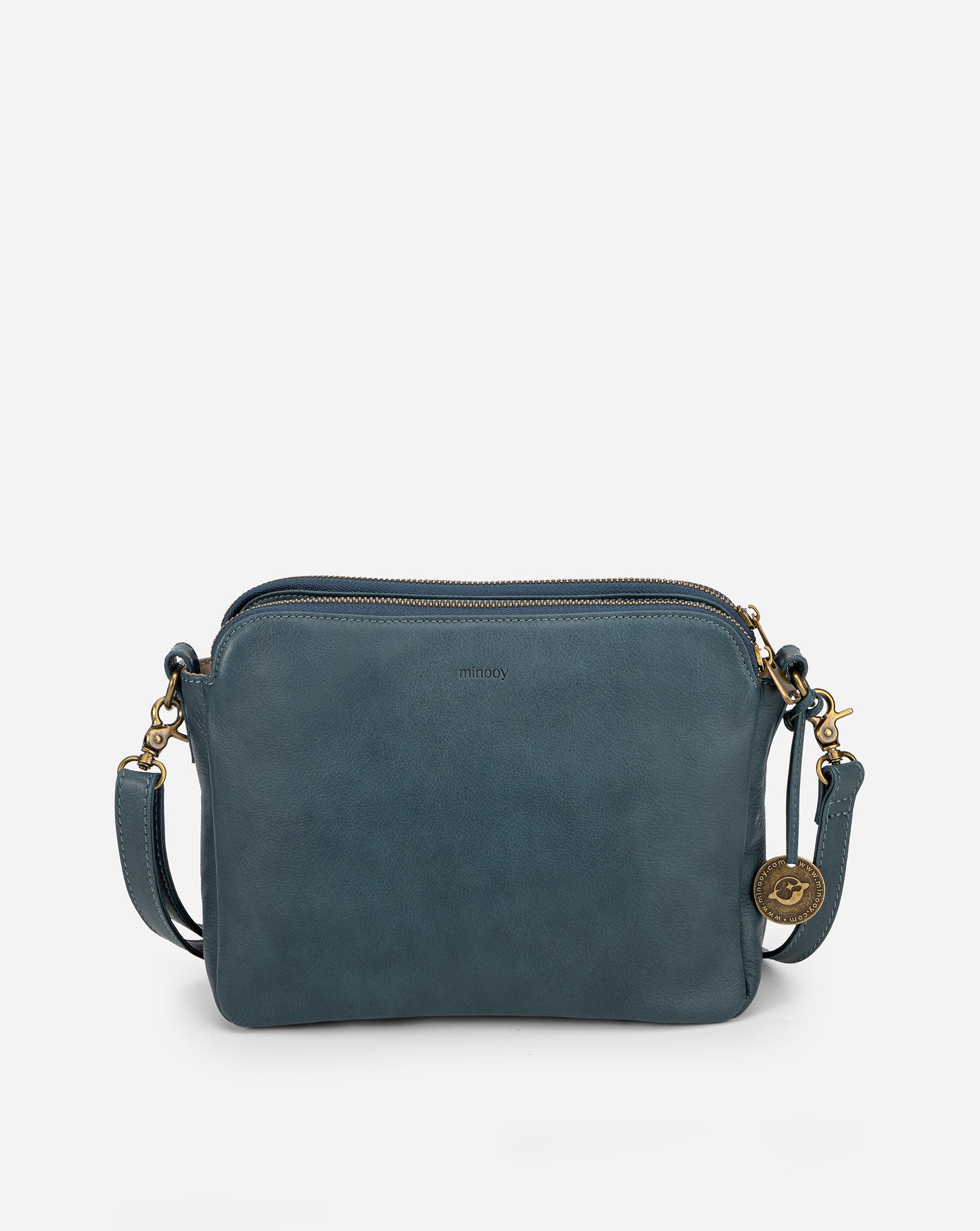 The Bali Three-Layer Leather Crossbody Shoulder & Clutch Bag 2.1L