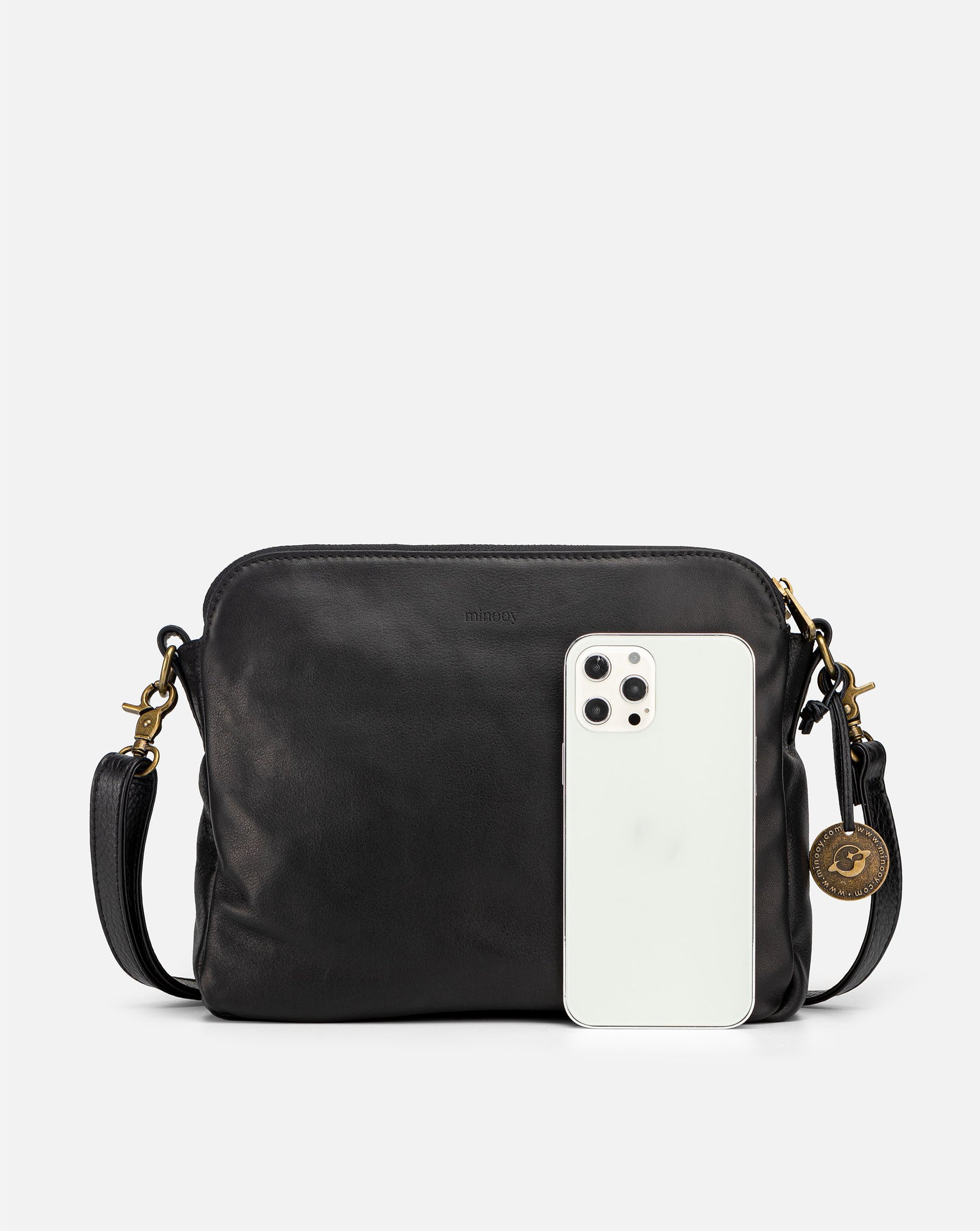 The Bali Three-Layer Leather Crossbody Shoulder & Clutch Bag