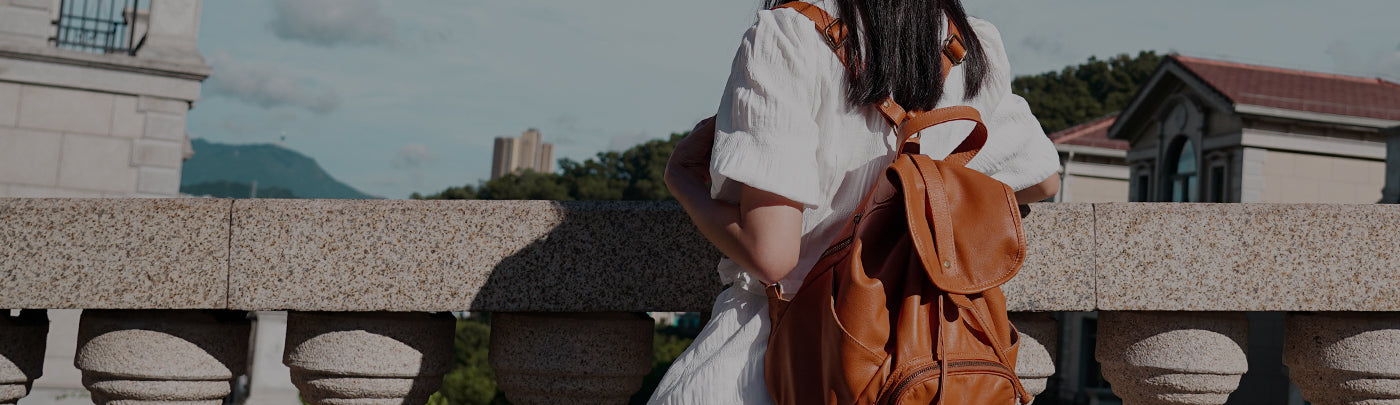 Leather Backpack for Women | Leather Backpack Purses | Minooy.com