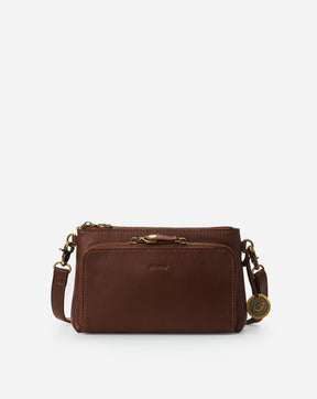 Eirene Leather Crossbody Bag