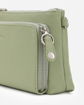 Eirene Leather Crossbody Bag