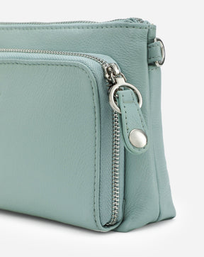 Eirene Leather Crossbody Bag
