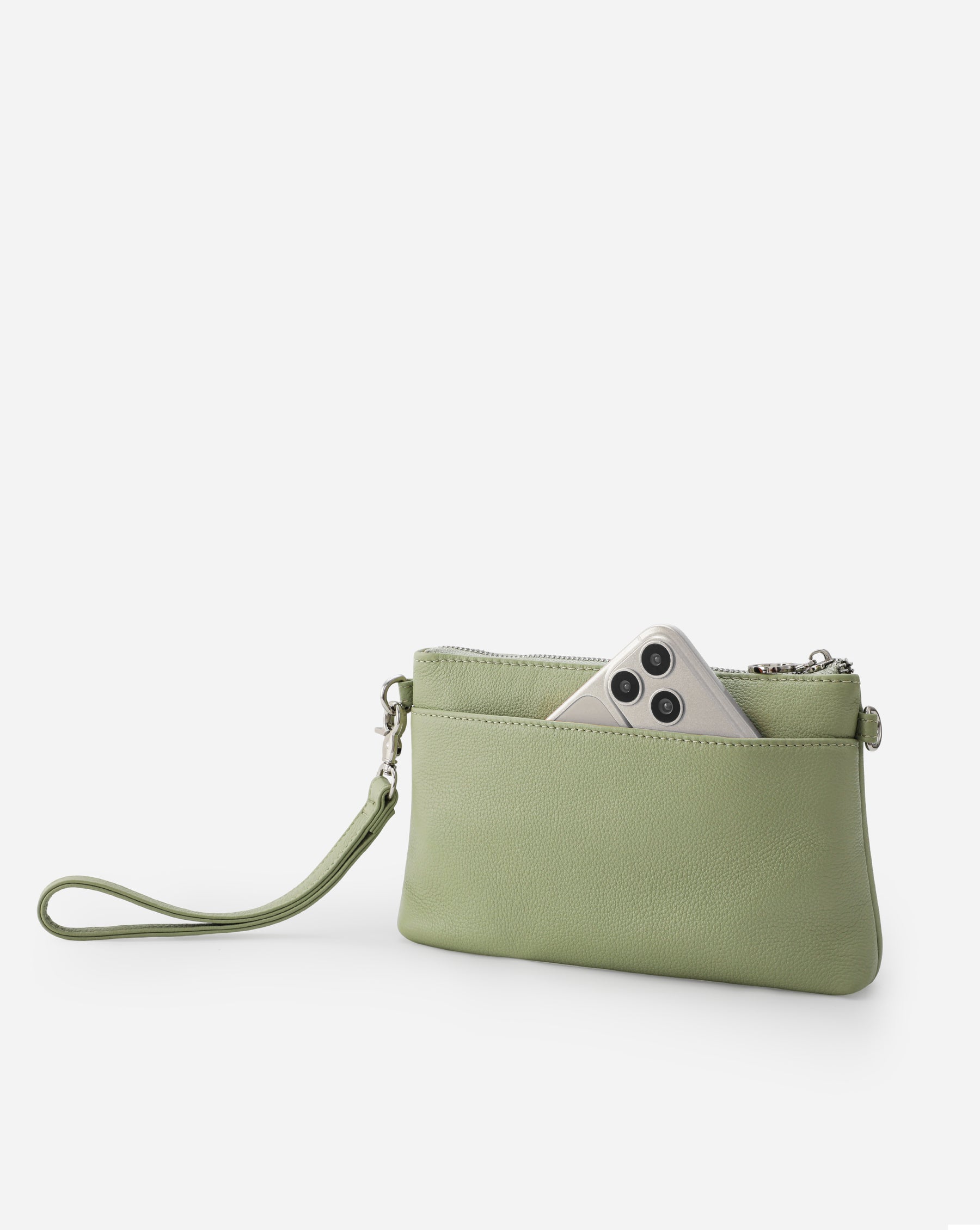 Eirene Leather Crossbody Bag