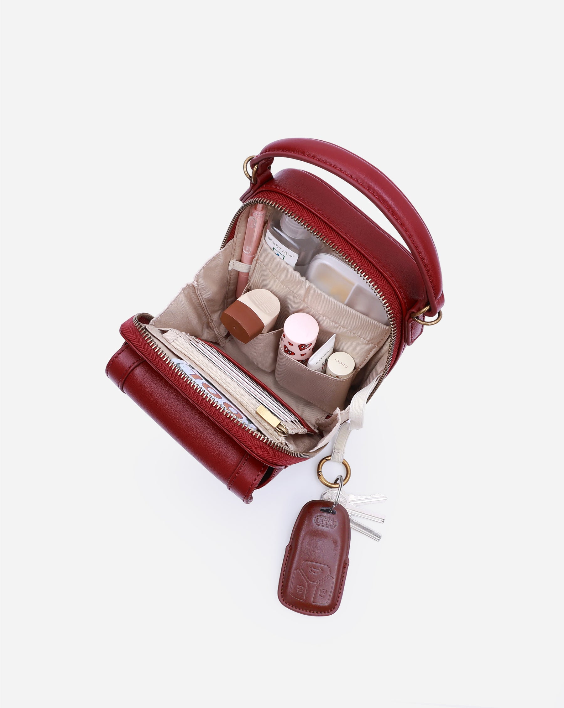 Aphrodite Leather Phone Crossbody Bag 1.5L