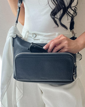 Doris Leather Crossbody Bag