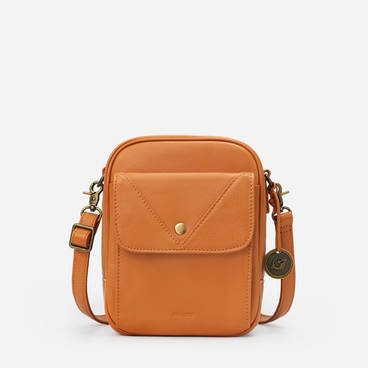 Thea Square Fashion Organised Ethical Crossbody Leather Shoulder Bag
