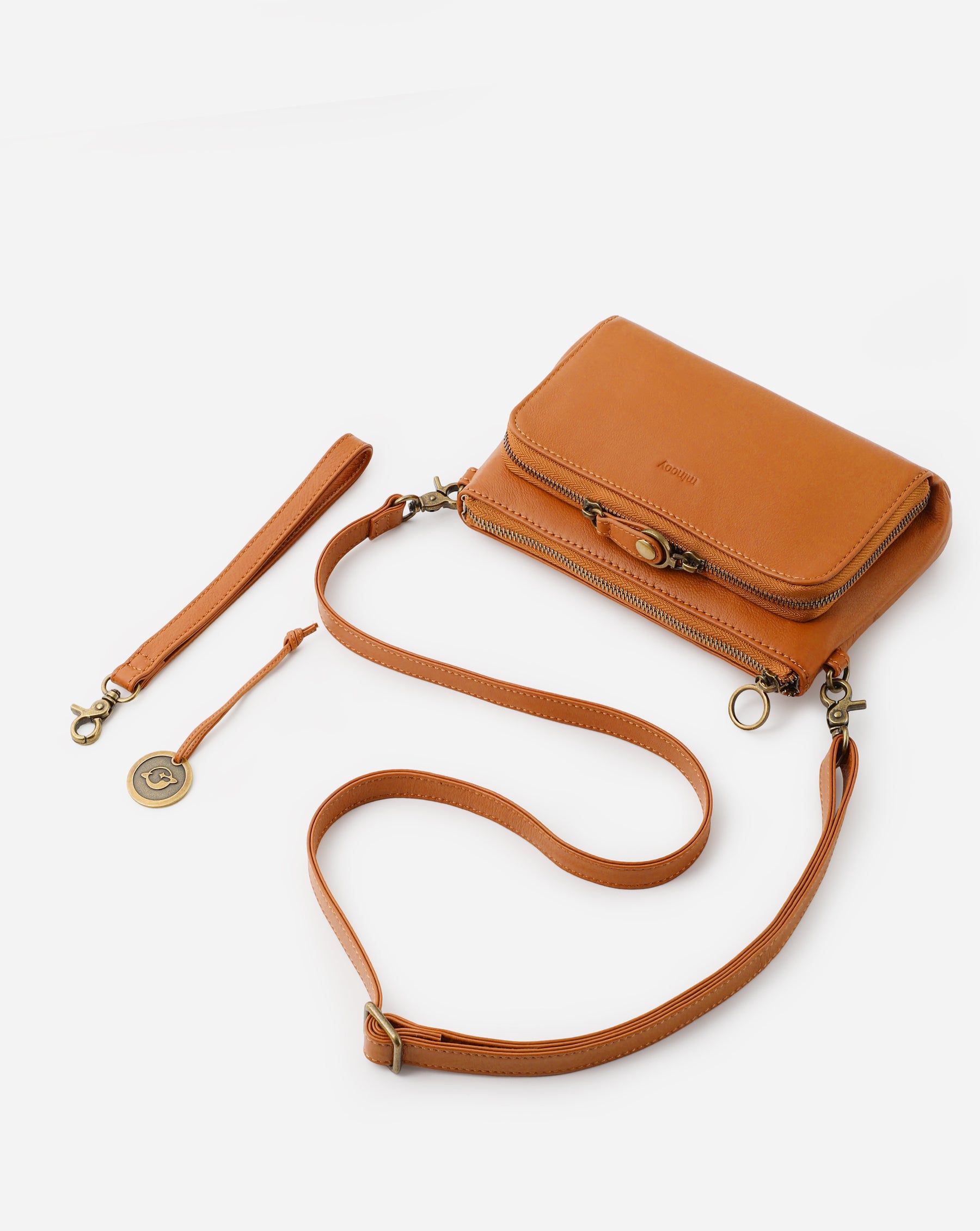 Eirene Leather Crossbody Bag