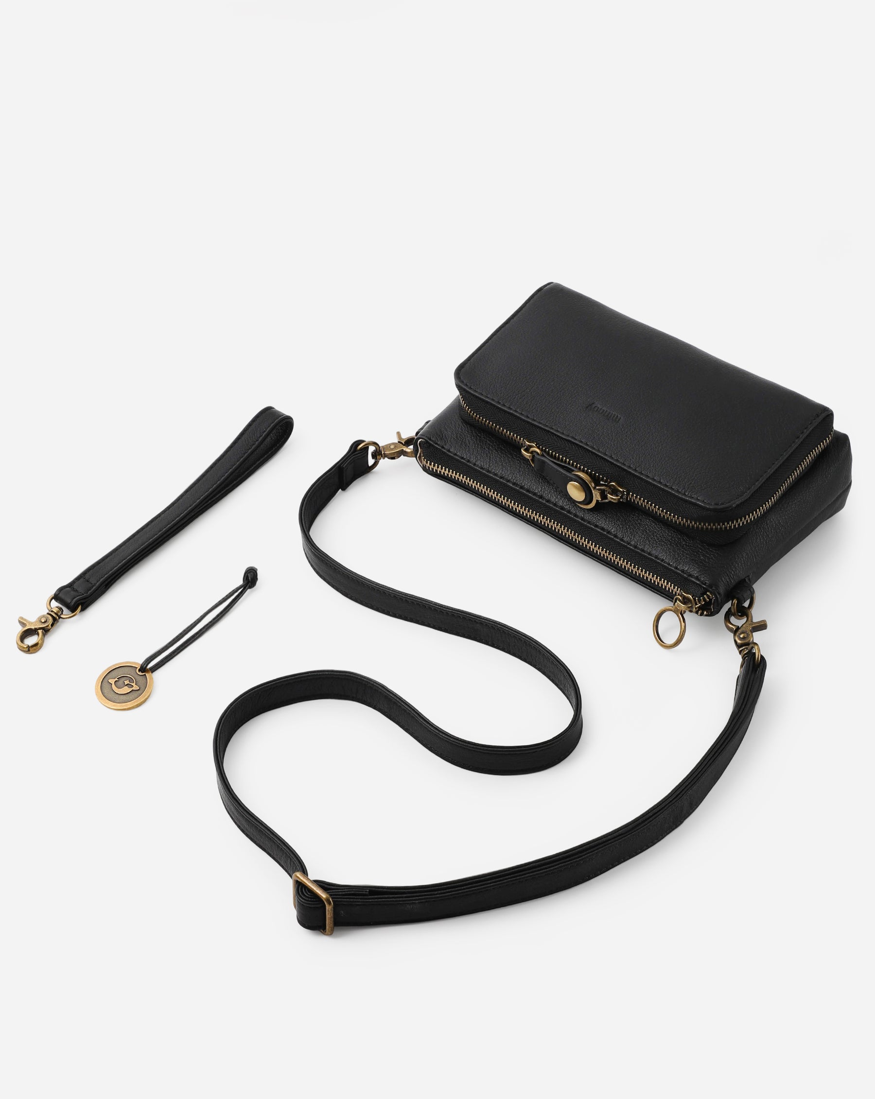 Eirene Leather Crossbody Bag