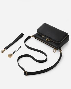 Eirene Leather Crossbody Bag