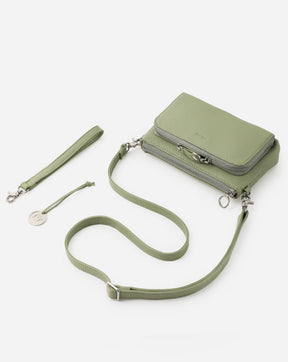Eirene Leather Crossbody Bag