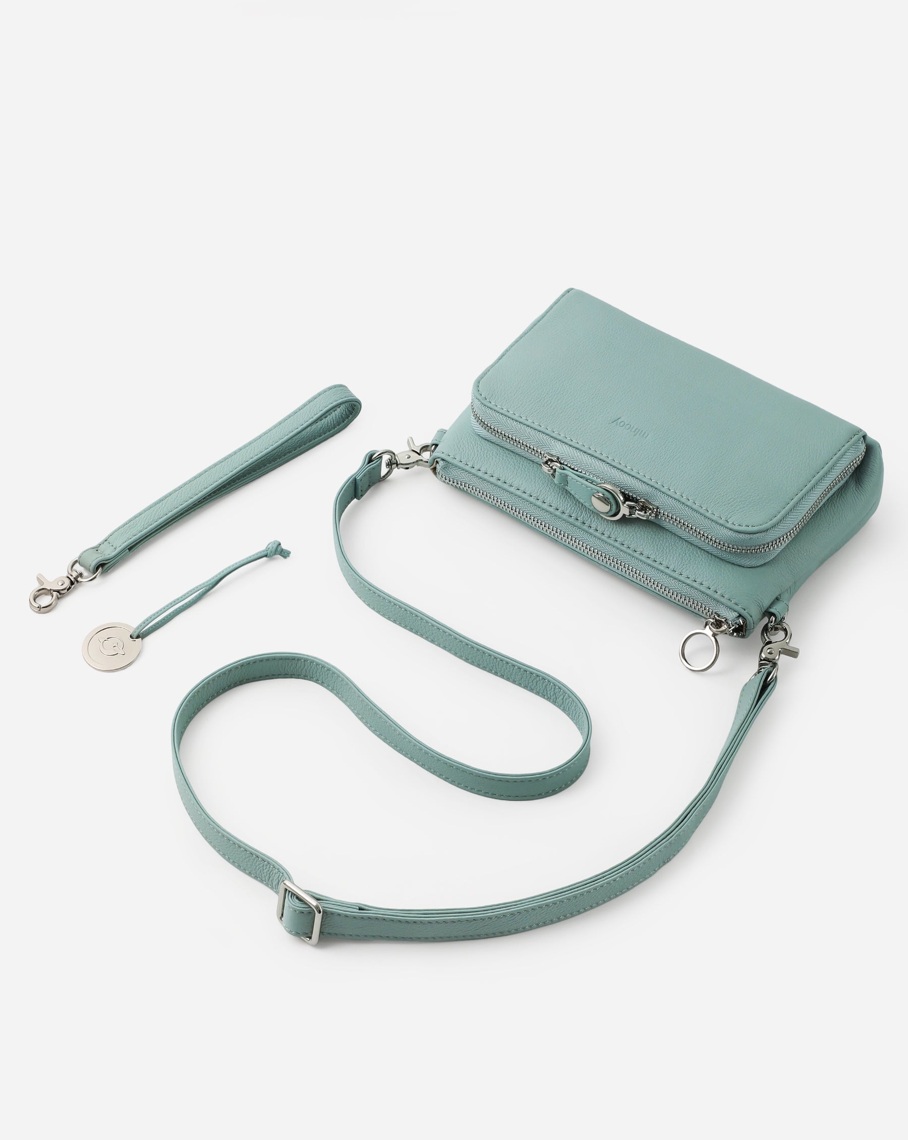 Eirene Leather Crossbody Bag