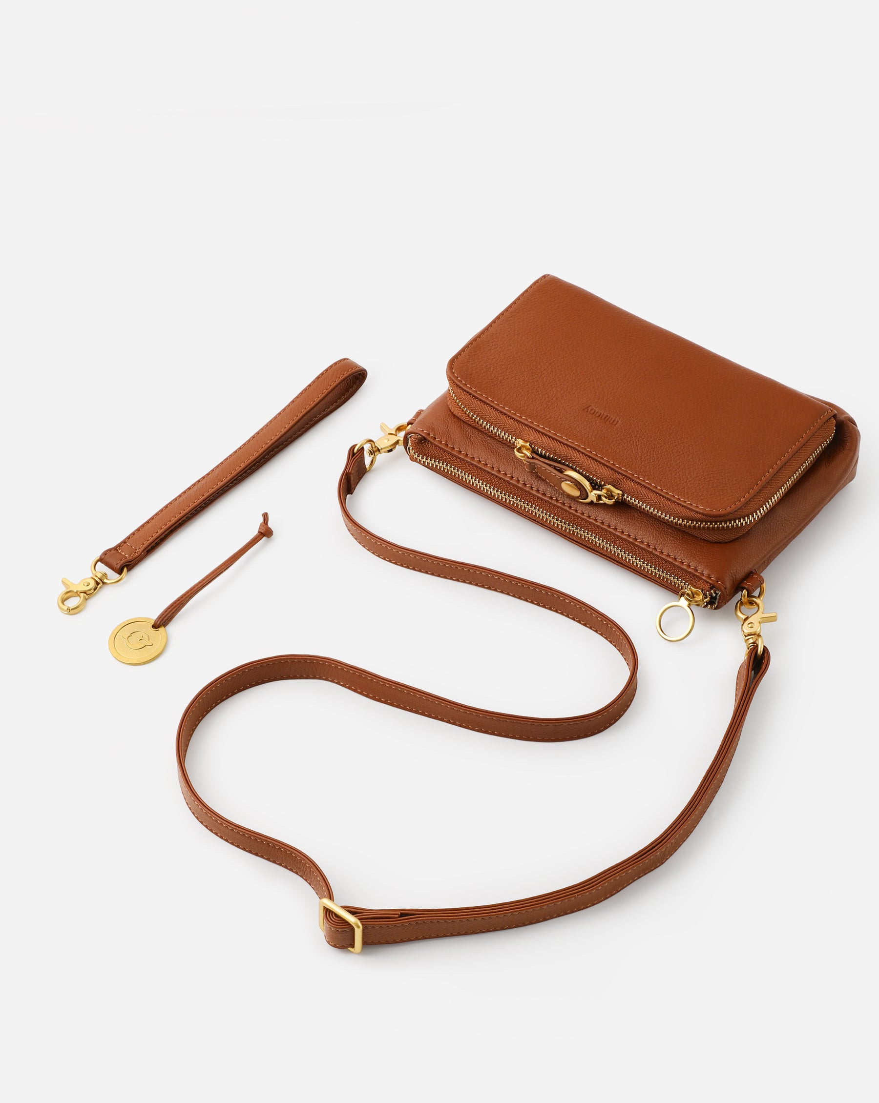 Eirene Leather Crossbody Bag