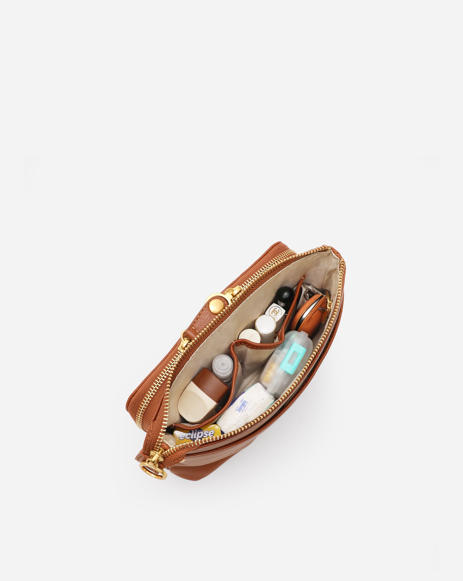 Eirene Leather Crossbody Bag