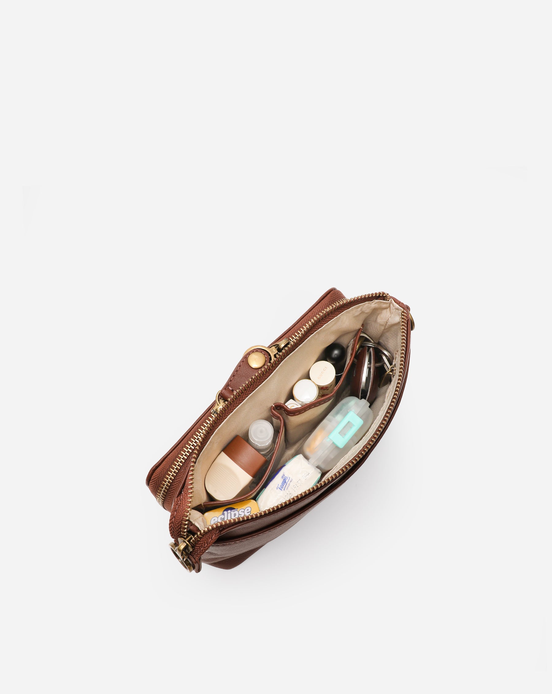 Eirene Leather Crossbody Bag