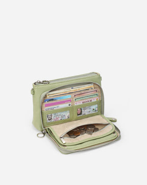 Eirene Leather Crossbody Bag