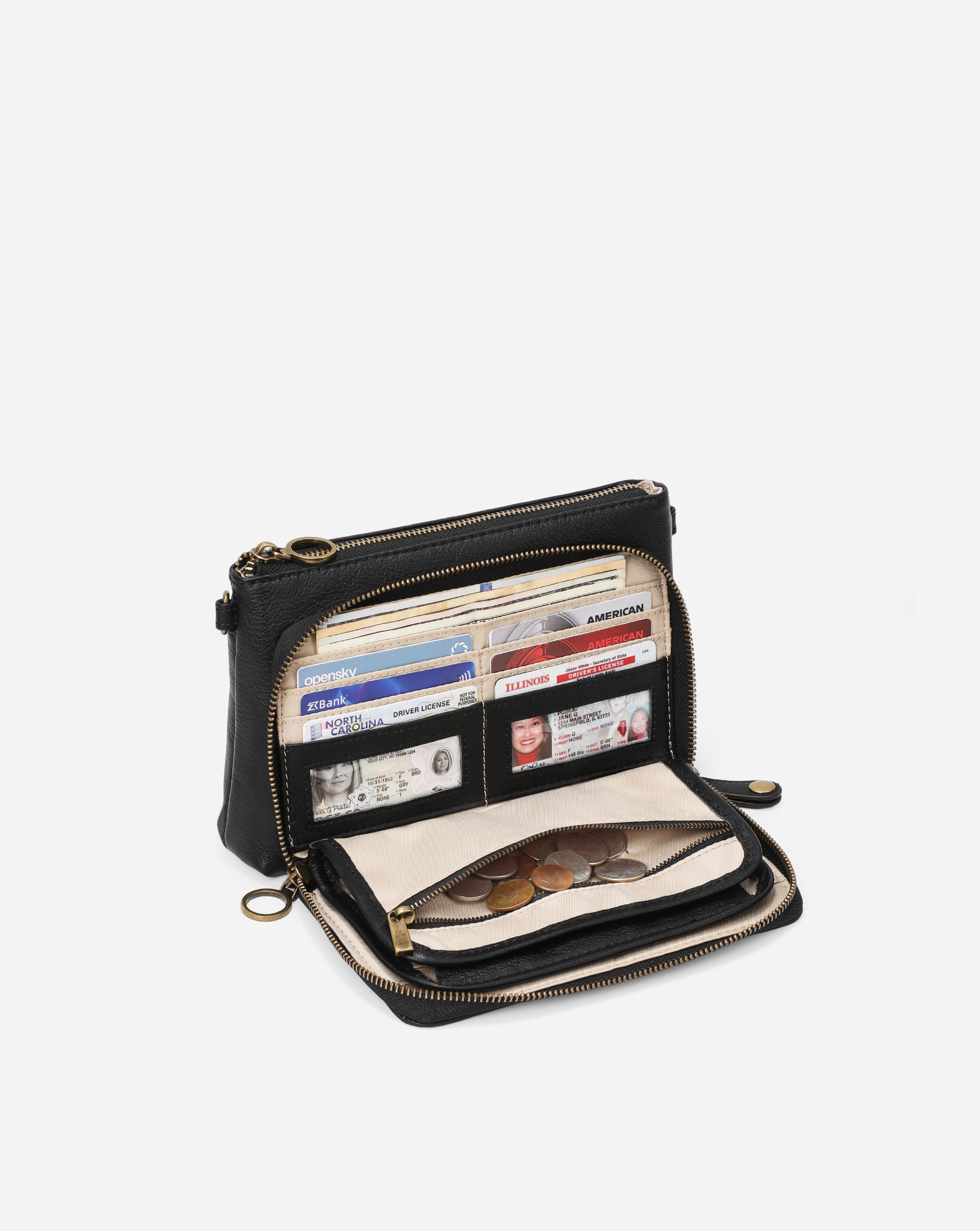 Eirene Leather Crossbody Bag