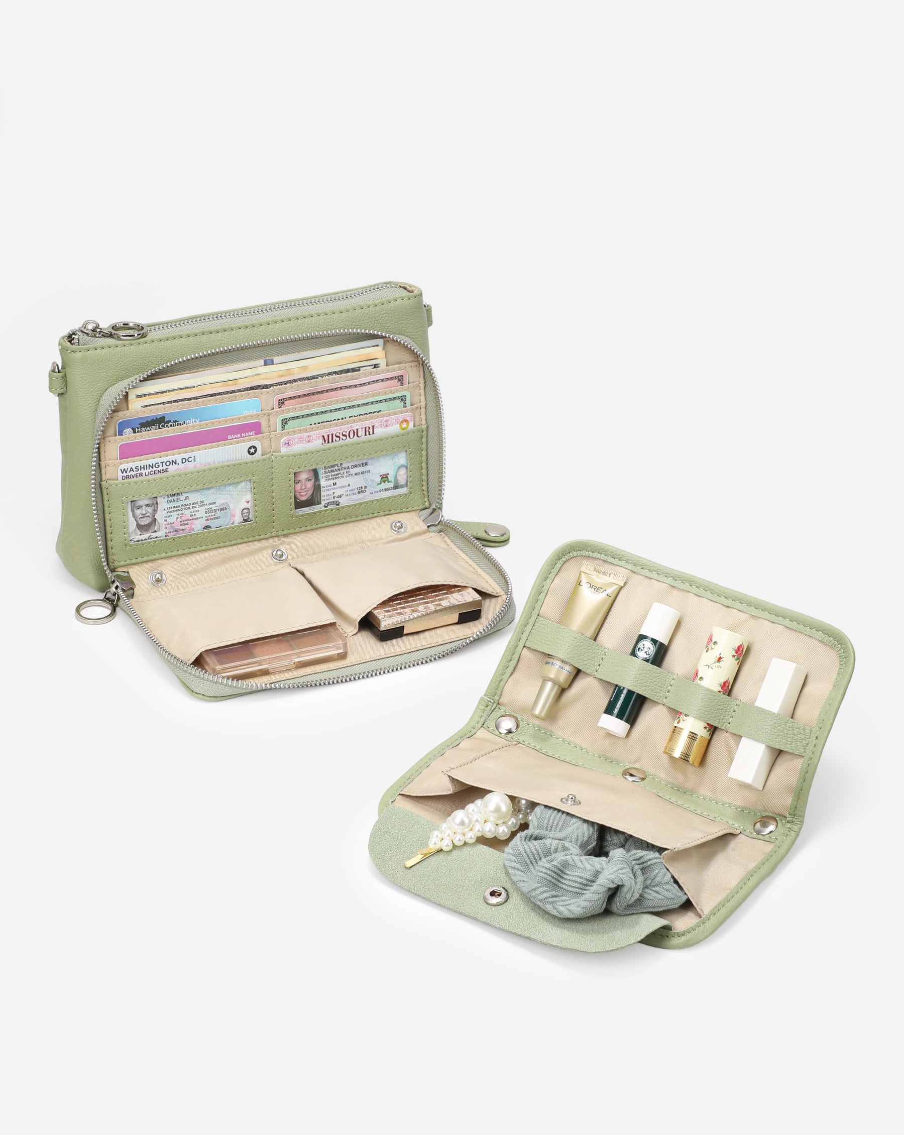 Eirene Leather Crossbody Bag