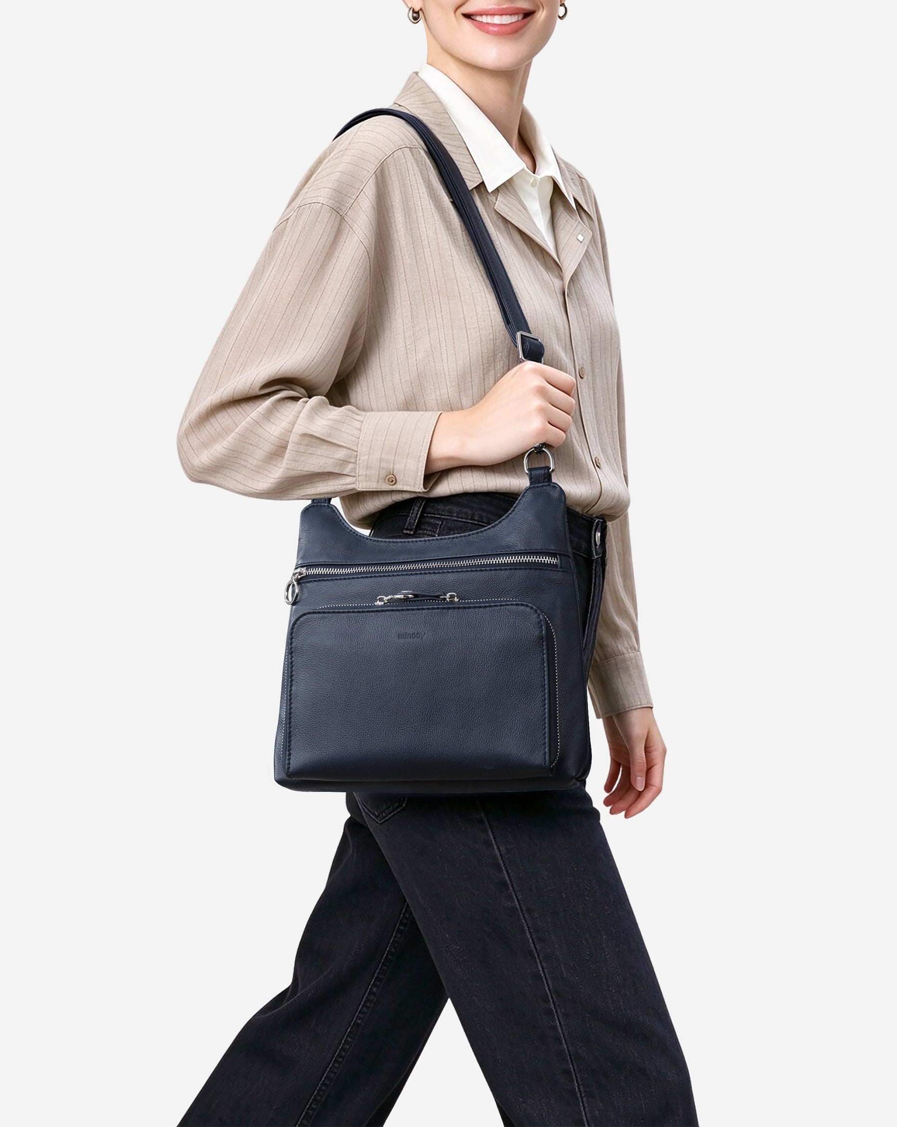 Eris Leather Crossbody Bag