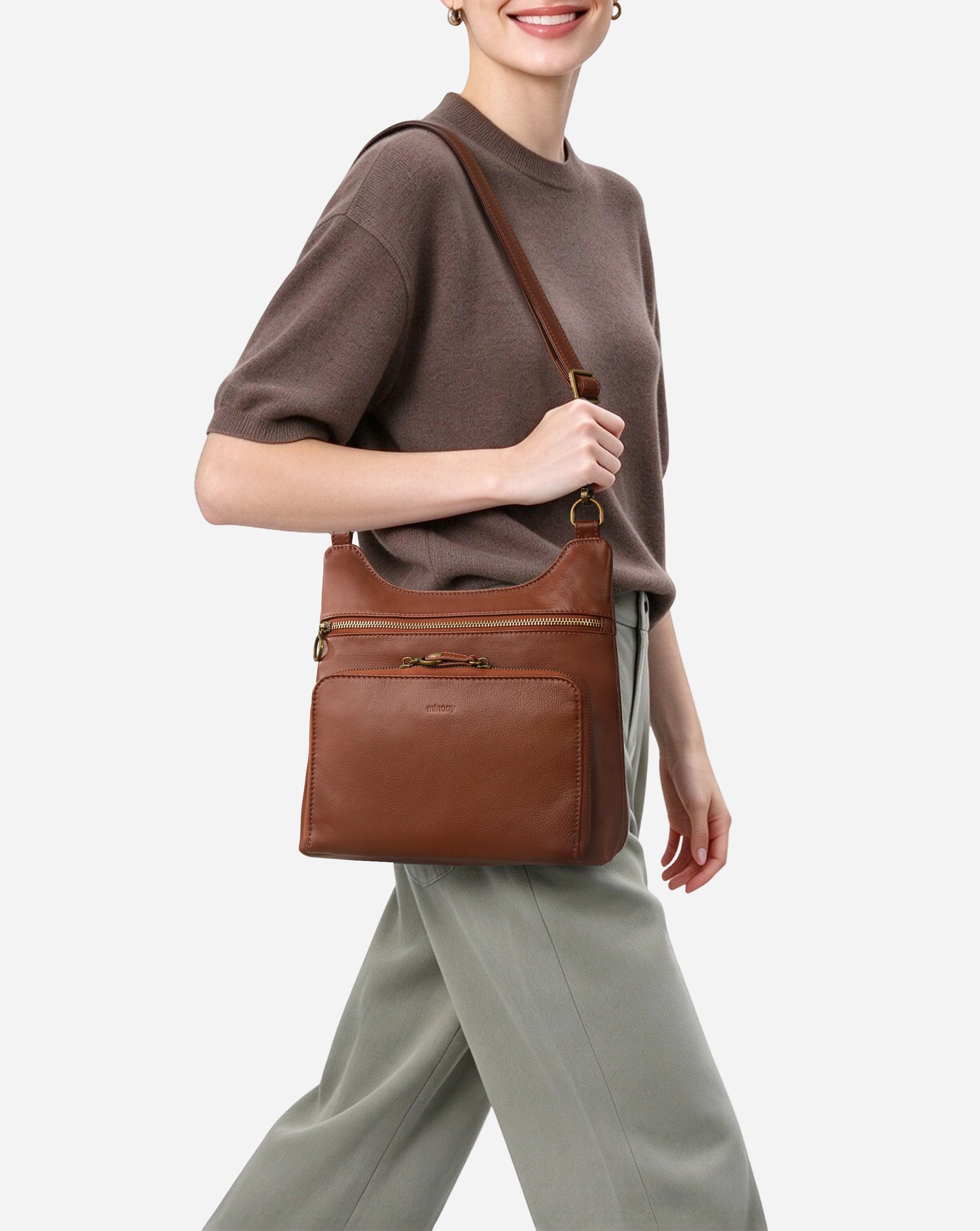 Eris Leather Crossbody Bag