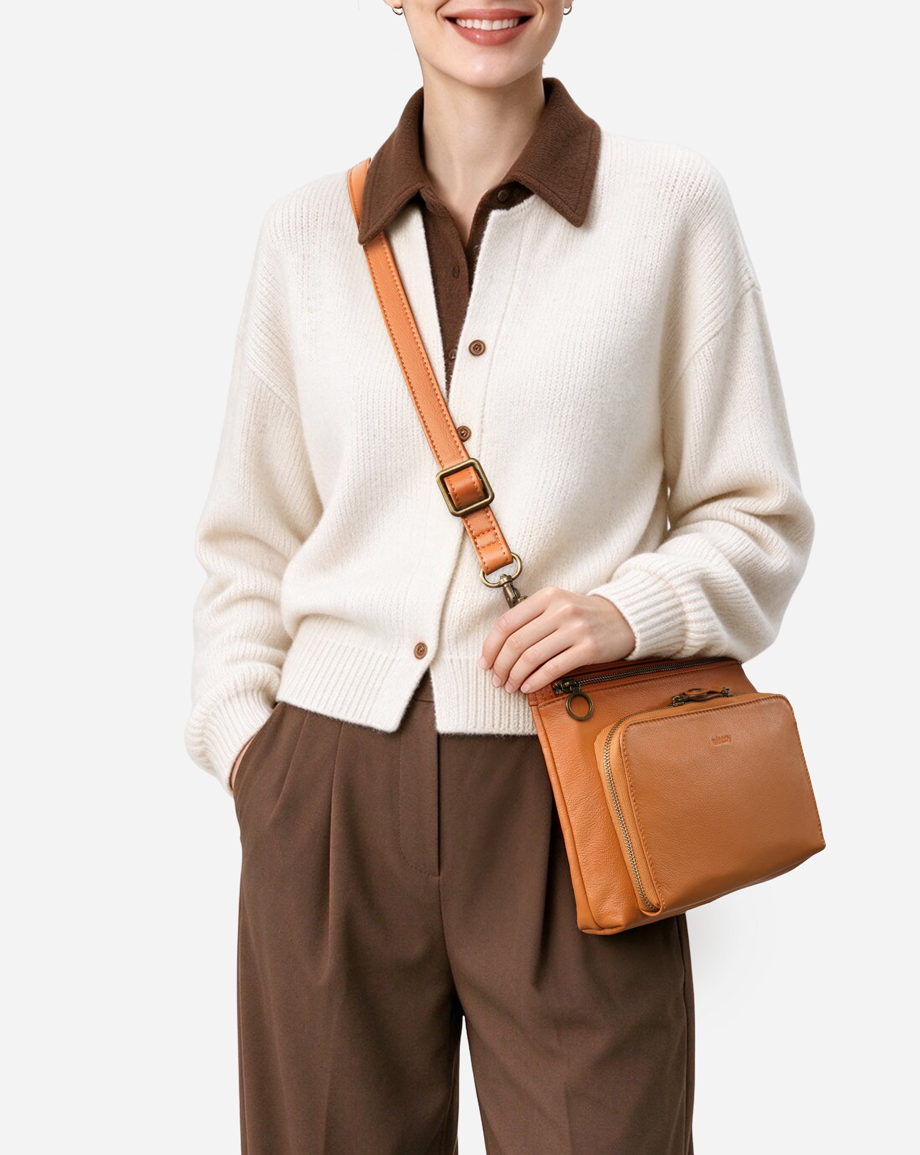 Eris Leather Crossbody Bag
