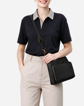 Eris Leather Crossbody Bag
