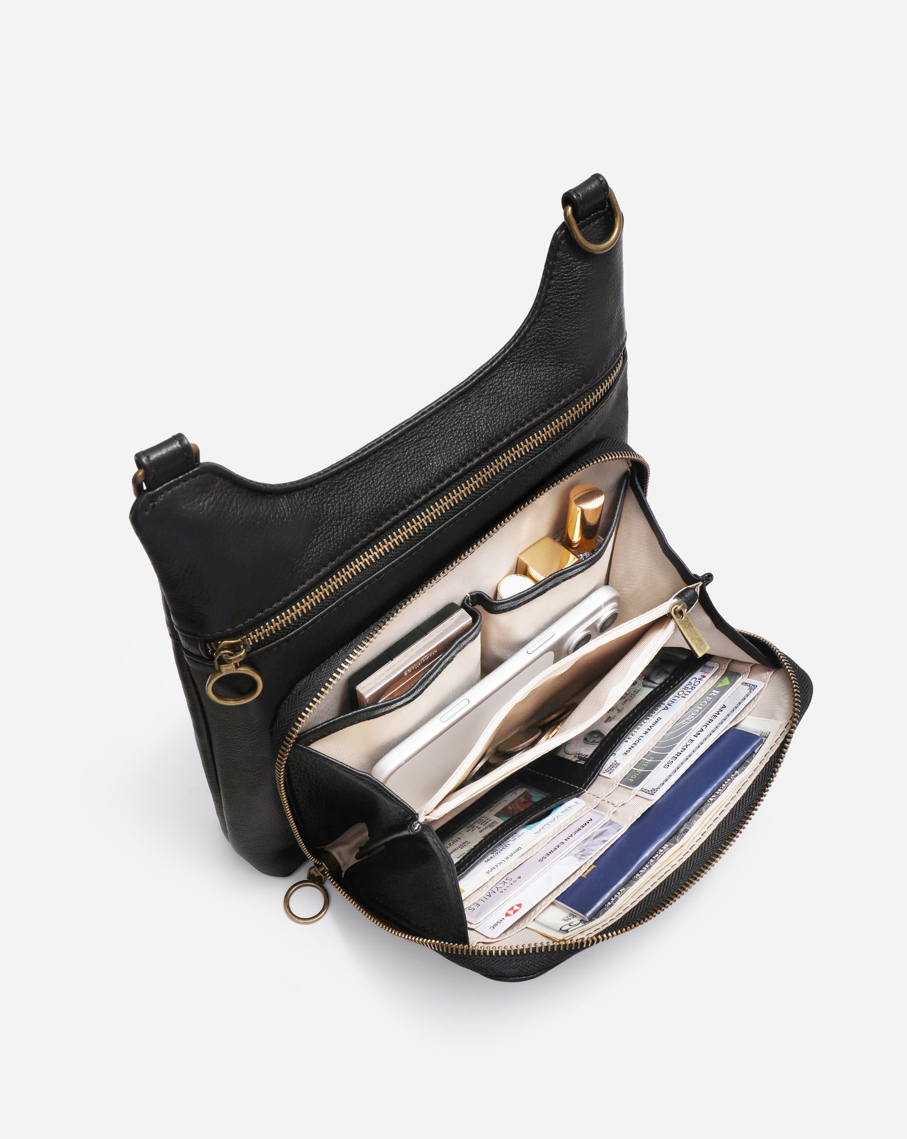Eris Leather Crossbody Bag