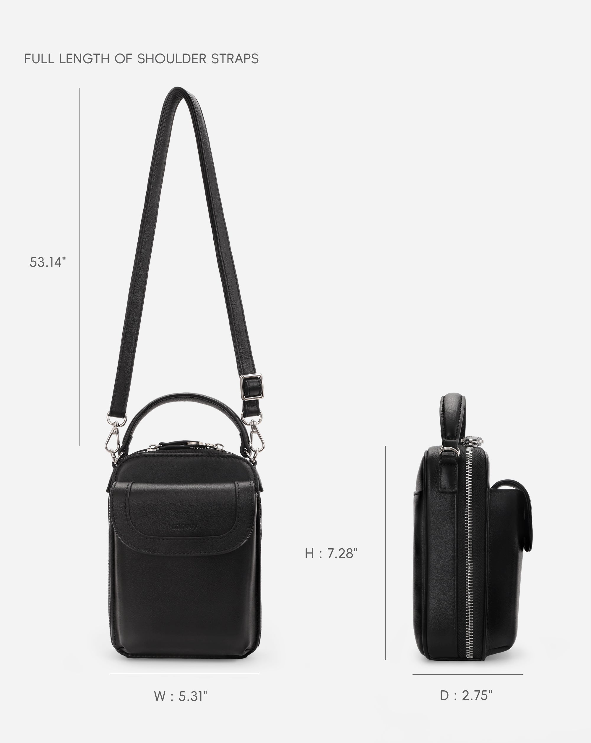 Aphrodite Leather Phone Crossbody Bag 1.5L