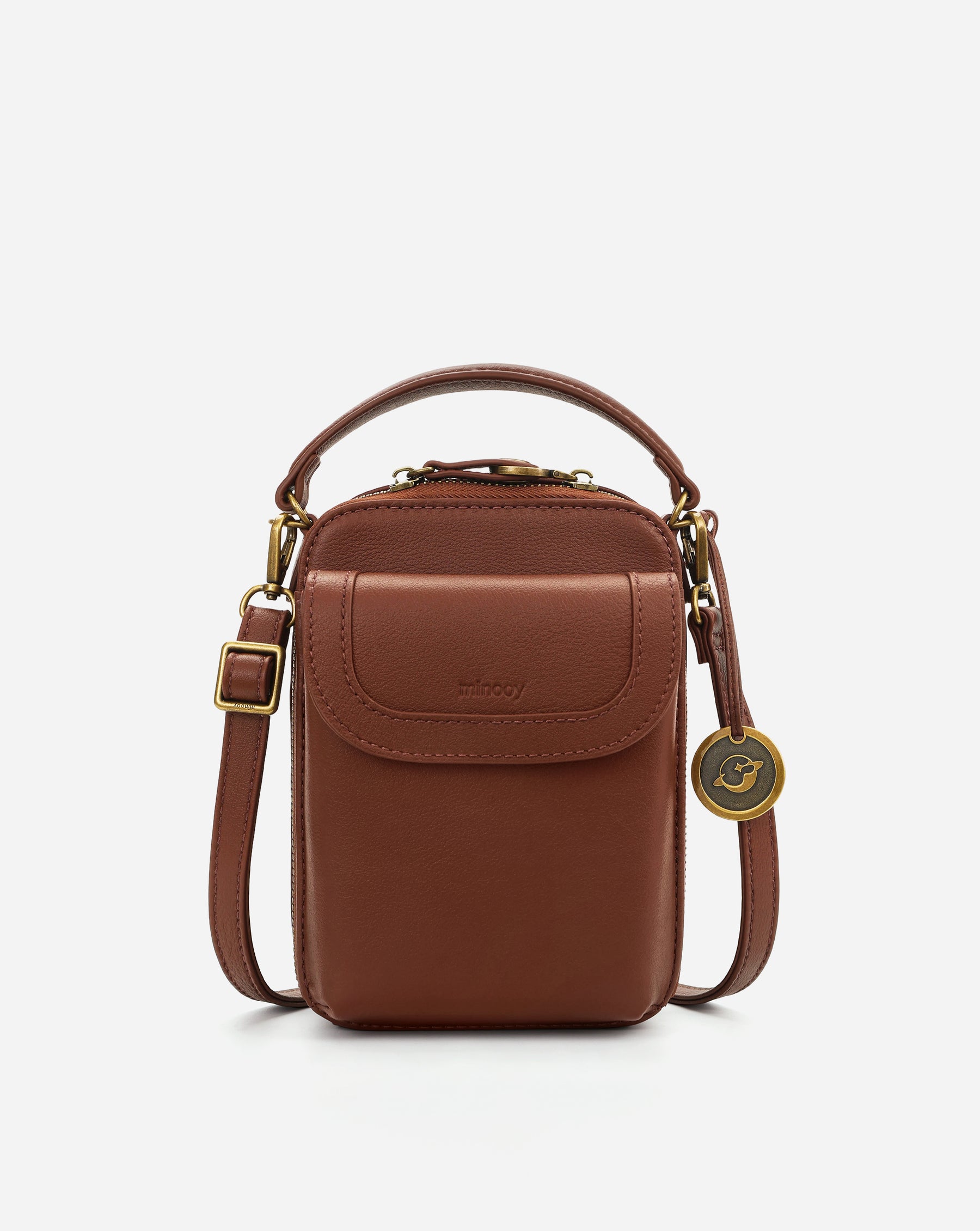 Aphrodite Leather Phone Crossbody Bag 1.5L