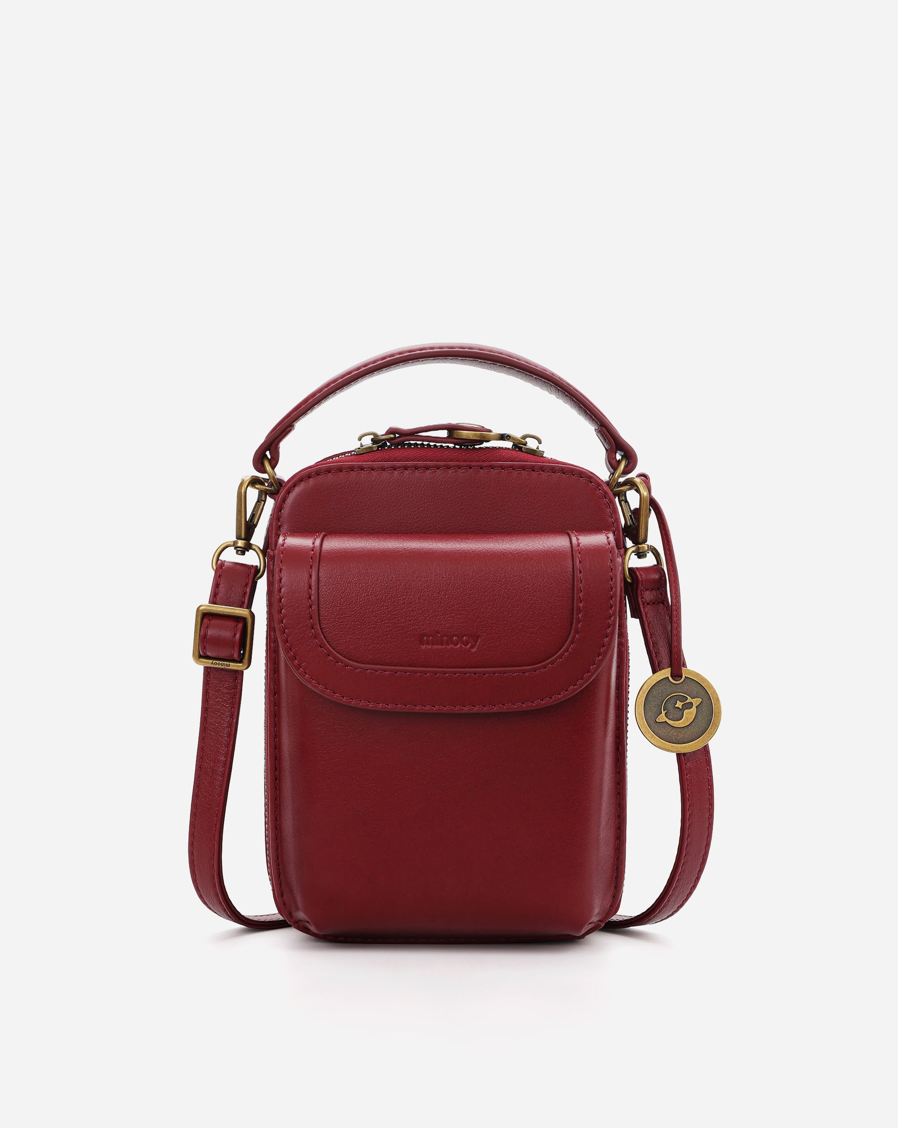 Aphrodite Leather Phone Crossbody Bag 1.5L