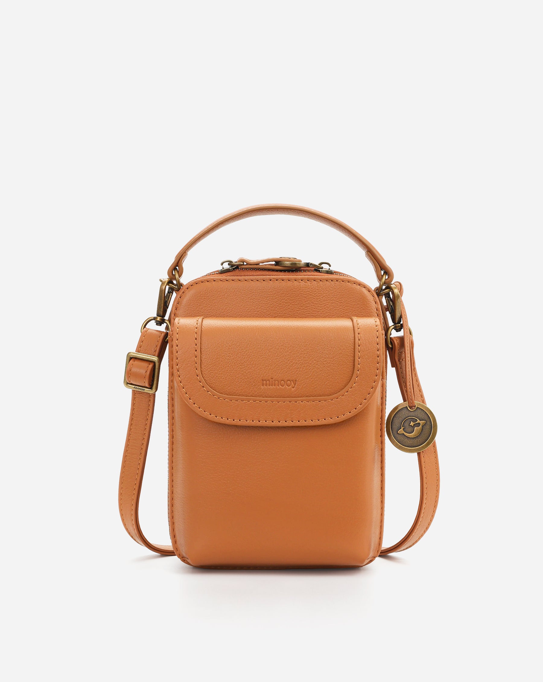 Aphrodite Leather Phone Crossbody Bag 1.5L