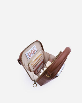 Aphrodite Leather Phone Crossbody Bag 1.5L