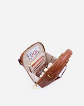 Aphrodite Leather Phone Crossbody Bag 1.5L