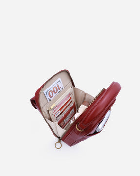 Aphrodite Leather Phone Crossbody Bag 1.5L