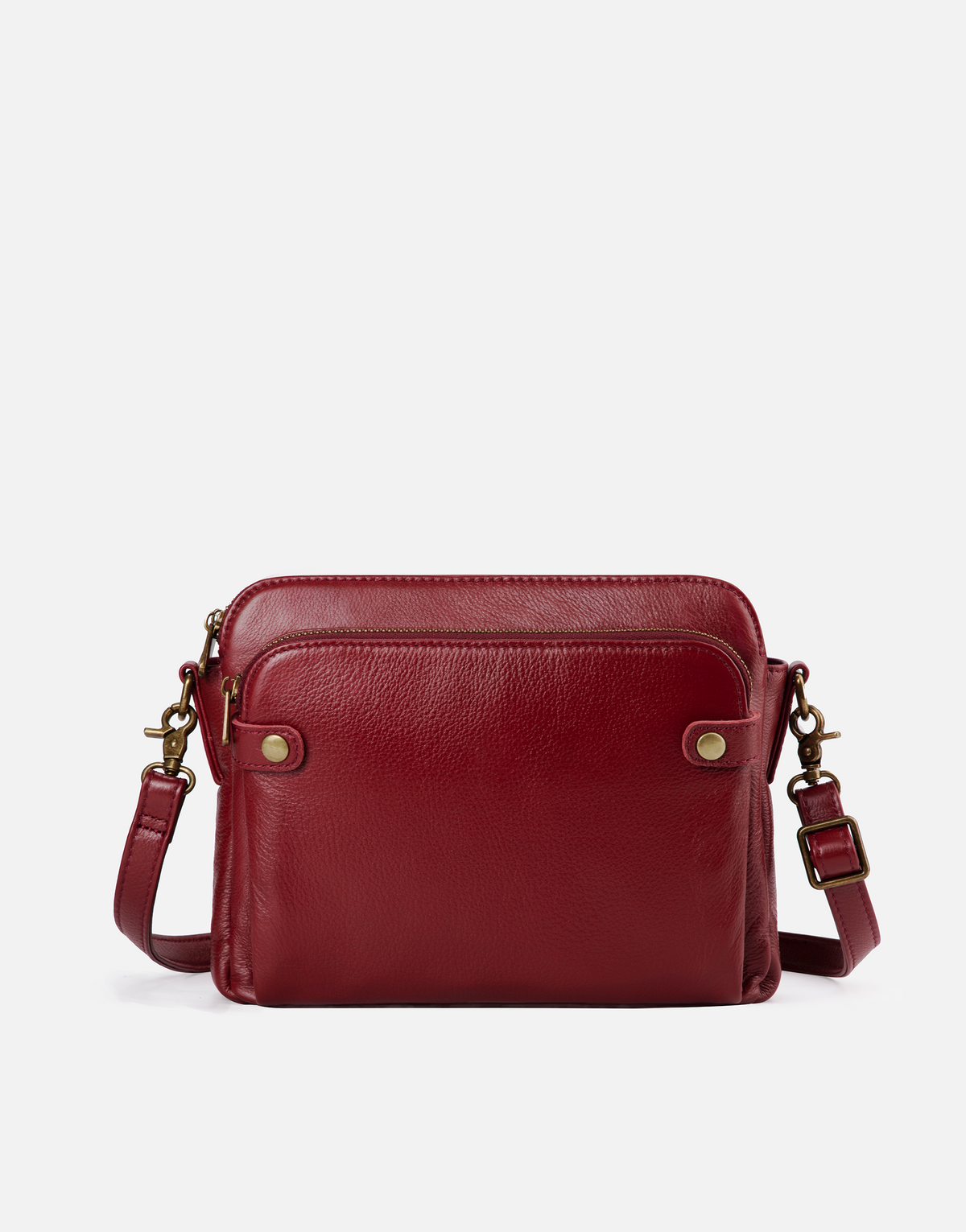 The Bali Three-Layer Leather Crossbody Shoulder & Clutch Bag 2.1L