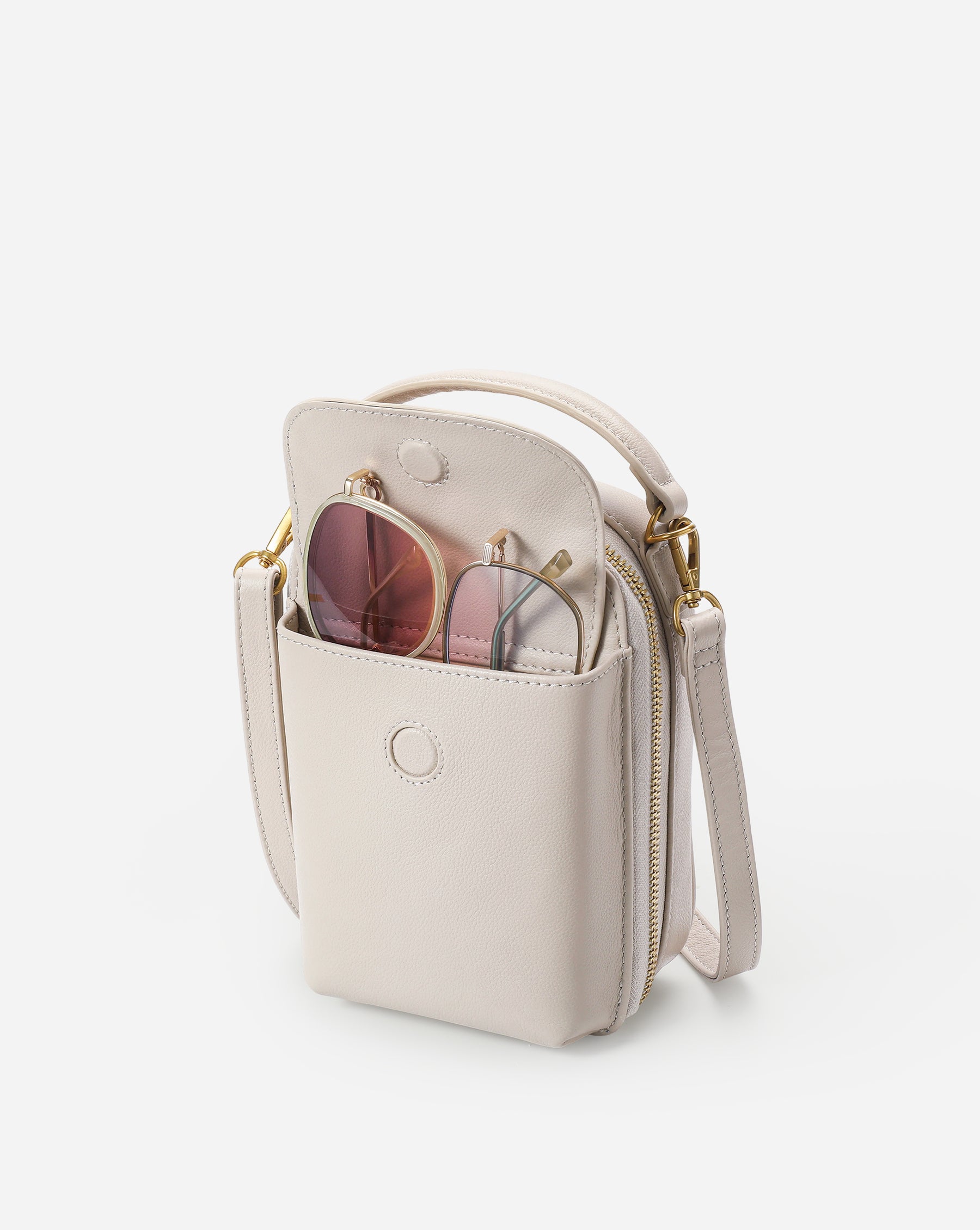 Aphrodite Leather Phone Crossbody Bag 1.5L