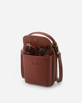 Aphrodite Leather Phone Crossbody Bag 1.5L