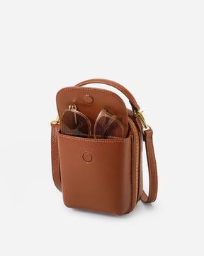 Aphrodite Leather Phone Crossbody Bag 1.5L