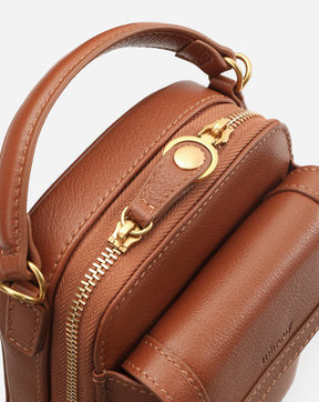 Aphrodite Leather Phone Crossbody Bag 1.5L