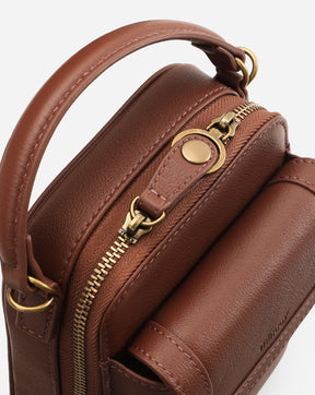 Aphrodite Leather Phone Crossbody Bag 1.5L