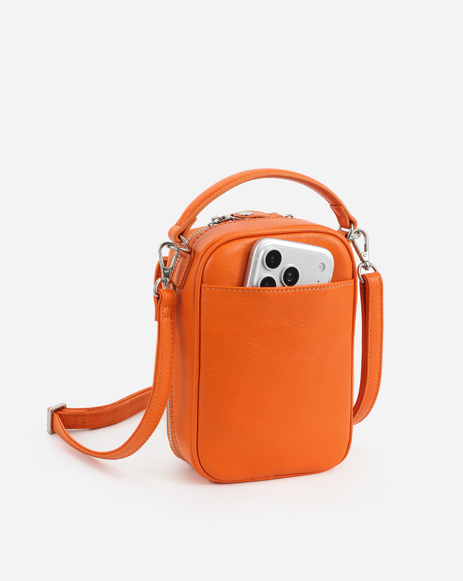 Aphrodite Leather Phone Crossbody Bag 1.5L