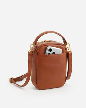 Aphrodite Leather Phone Crossbody Bag 1.5L